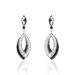 Boucles D'oreilles Pendantes Liv Argent Blanc Oxyde De Zirconium - Pendantes Femme | Marc Orian
