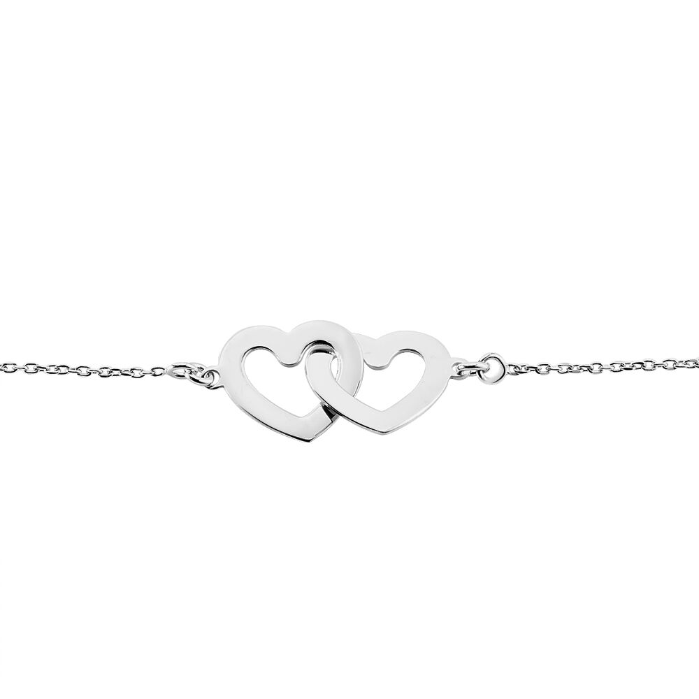 Bracelet Aalia Argent Blanc - Bracelets Anneaux Entrelaces Femme | Marc Orian