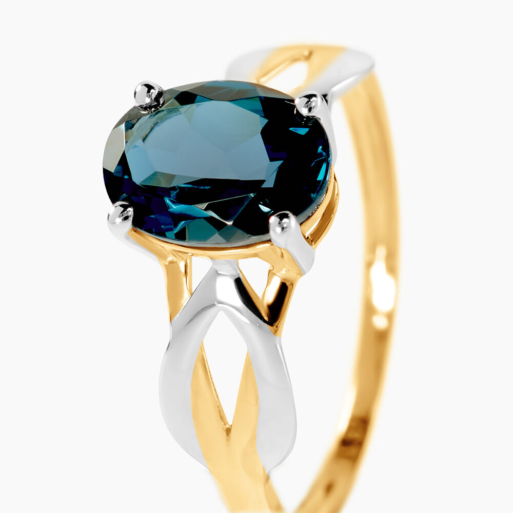 Bague Or Bicolore Bonnie Topaze - Bagues pierres fines Femme | Marc Orian