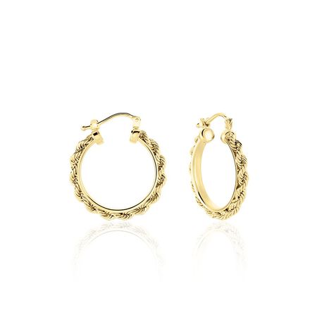 Créoles Cordeline Or Jaune - Créoles Femme | Marc Orian