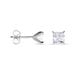 Boucles D'oreilles Puces Alys Argent Blanc Oxyde De Zirconium - Puces Femme | Marc Orian