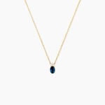 Collier Or Jaune Maurin Topaze Et Oxydes De Zirconium - Colliers avec pierres Femme | Marc Orian