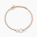 Bracelet Argent Rose Estina - Bracelets chaînes Femme | Marc Orian