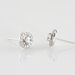 Boucles D'oreilles Puces Star Or Blanc Oxyde De Zirconium - Puces Femme | Marc Orian