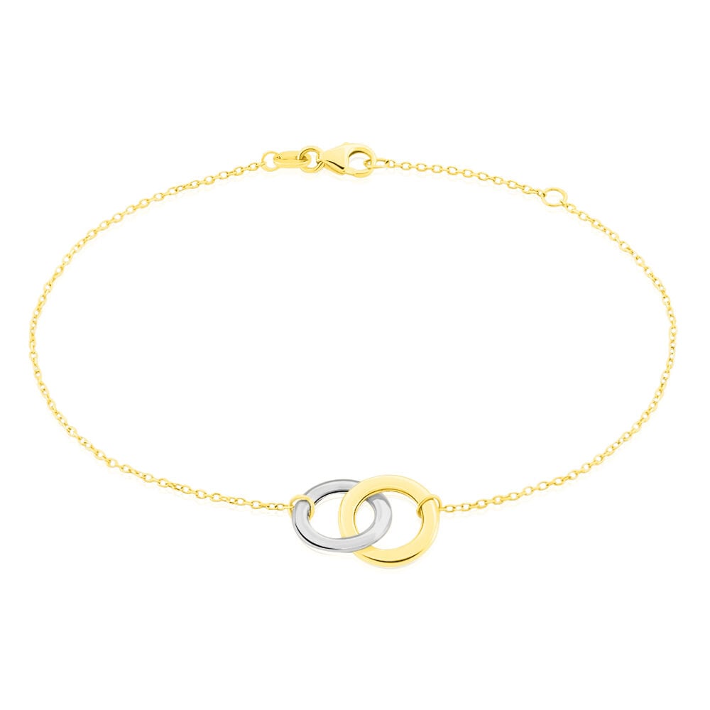 Bracelet Adila Or Bicolore - Bracelets Anneaux Entrelaces Femme | Marc Orian