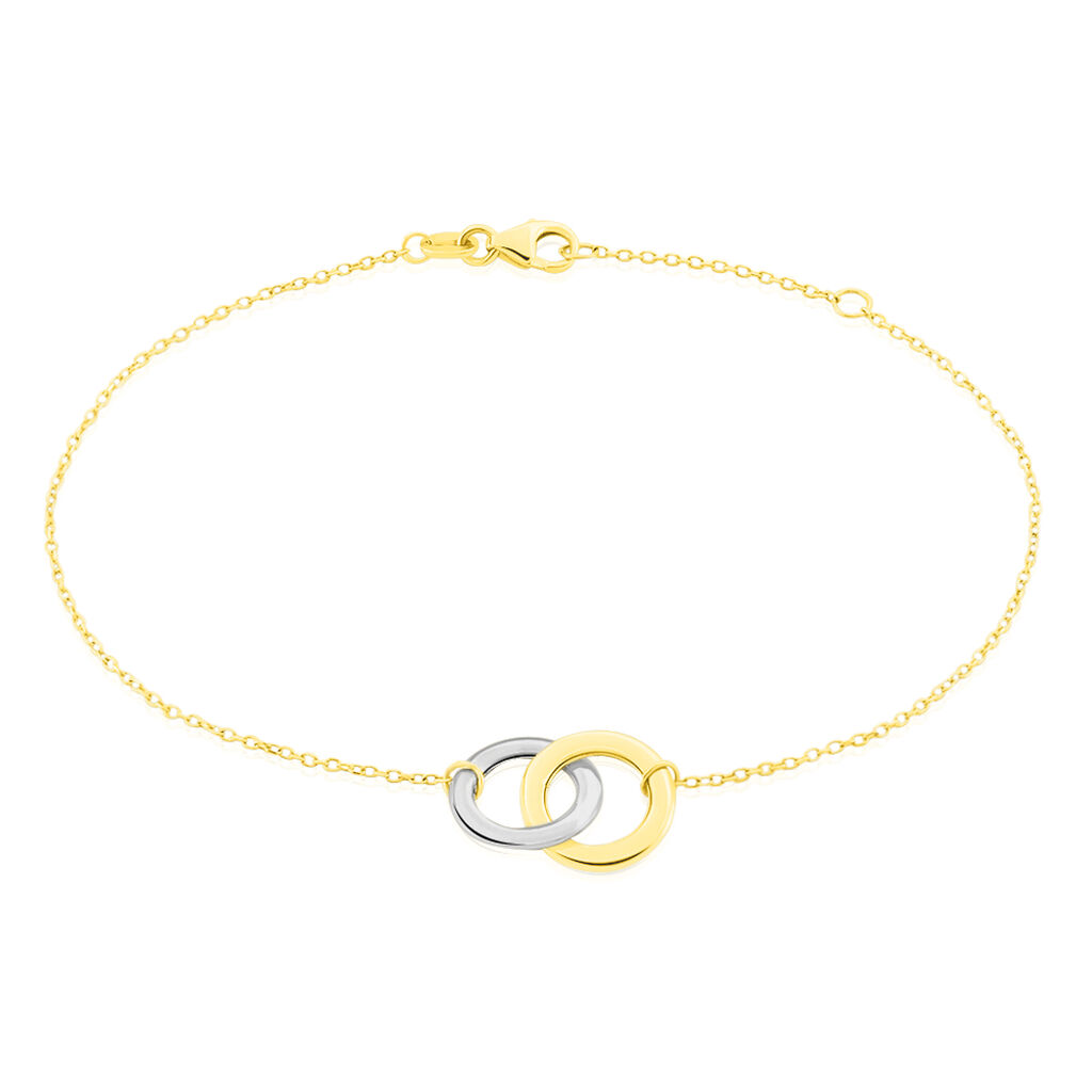 Bracelet Adila Or Bicolore - Bracelets Anneaux Entrelaces Femme | Marc Orian