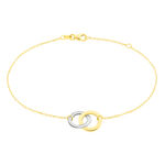 Bracelet Adila Or Bicolore - Bracelets Anneaux Entrelaces Femme | Marc Orian