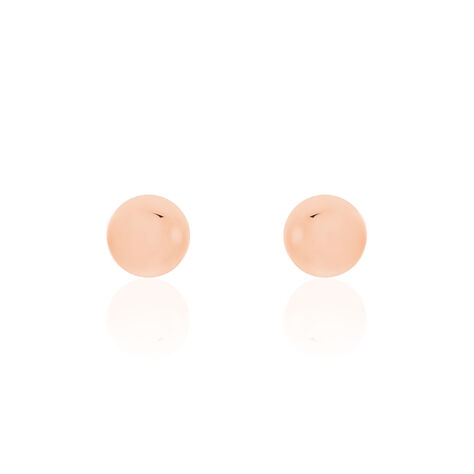 Boucles D'oreilles Puces Fidelia Boule Or Rose - Clous d'oreilles Femme | Marc Orian
