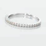 Alliance Julietta Or Blanc Oxyde De Zirconium - Alliances duo Femme | Marc Orian