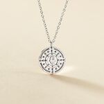 Collier Dhyana Argent Blanc Oxyde De Zirconium - Colliers avec pierres Femme | Marc Orian