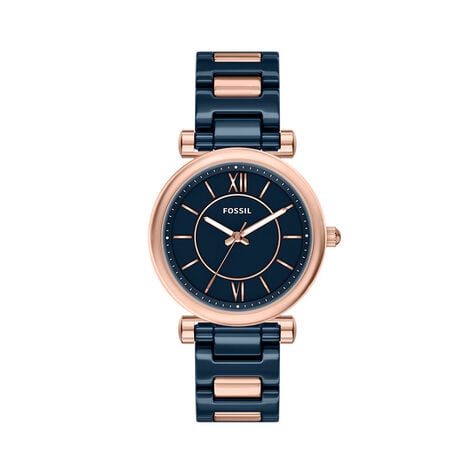 Montre Fossil Carlie 38 Bleu - Montres &eacute;tanches Femme | Marc Orian