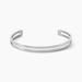Bracelet Jonc Noam Acier Blanc Sans Pierre - Bracelets joncs Homme | Marc Orian