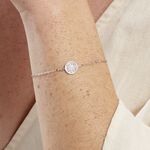 Bracelet Austen Argent Blanc Oxyde De Zirconium - Bracelets Medailles Femme | Marc Orian
