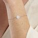 Bracelet Austen Argent Blanc Oxyde De Zirconium - Bracelets Medailles Femme | Marc Orian