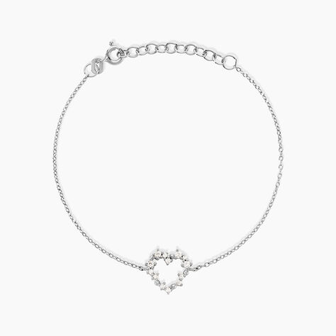 Bracelet Lovella Argent Blanc Oxyde De Zirconium - Bracelets fantaisie Femme | Marc Orian