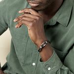 Bracelet Orancie Acier Blanc - Bracelets cordons Homme | Marc Orian