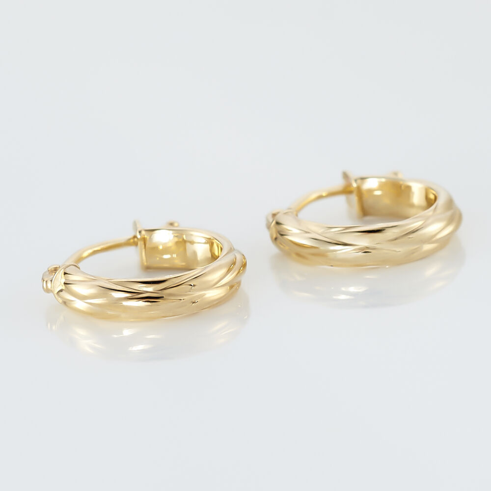 Cr&eacute;oles Ananas Or Jaune - Cr&eacute;oles Femme | Marc Orian