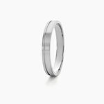 Alliance Paddy Palladium Blanc - Alliances duo Unisex | Marc Orian