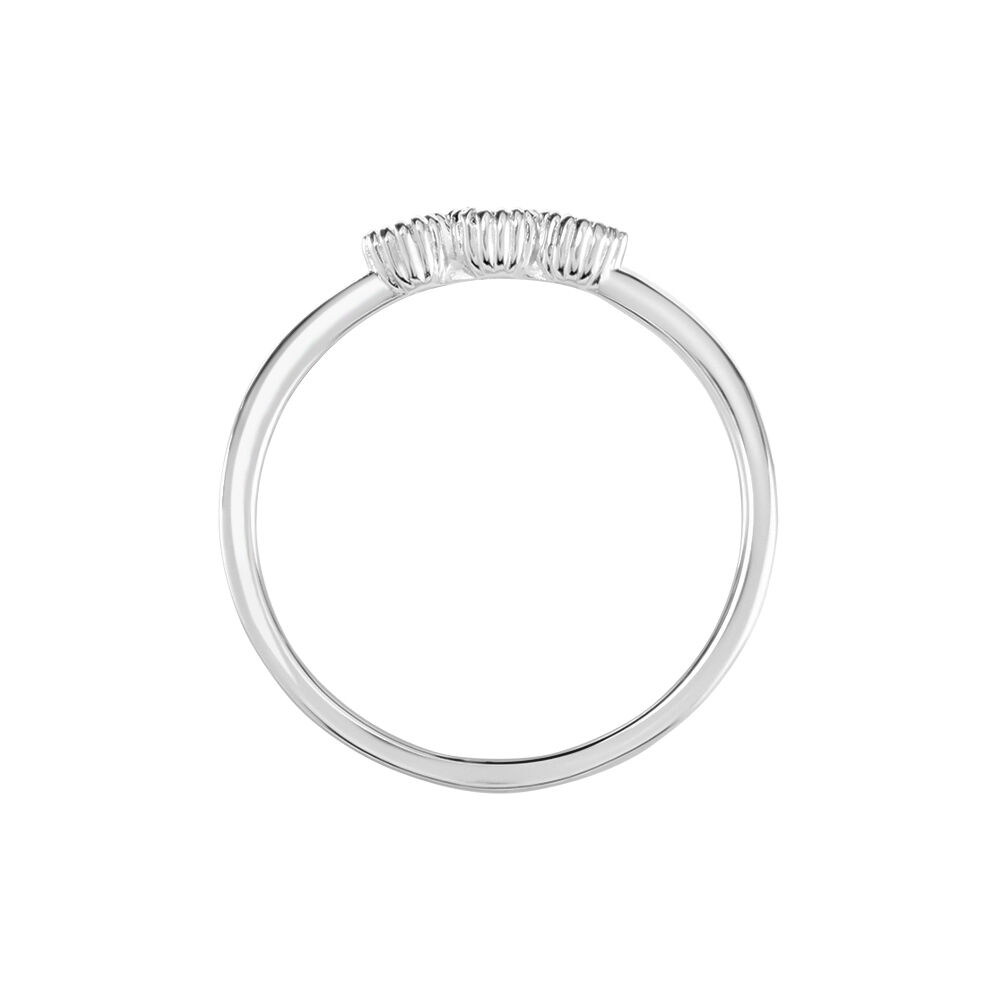 Bague Kasey Argent Blanc Oxyde De Zirconium - Bijoux fantaisie Femme | Marc Orian