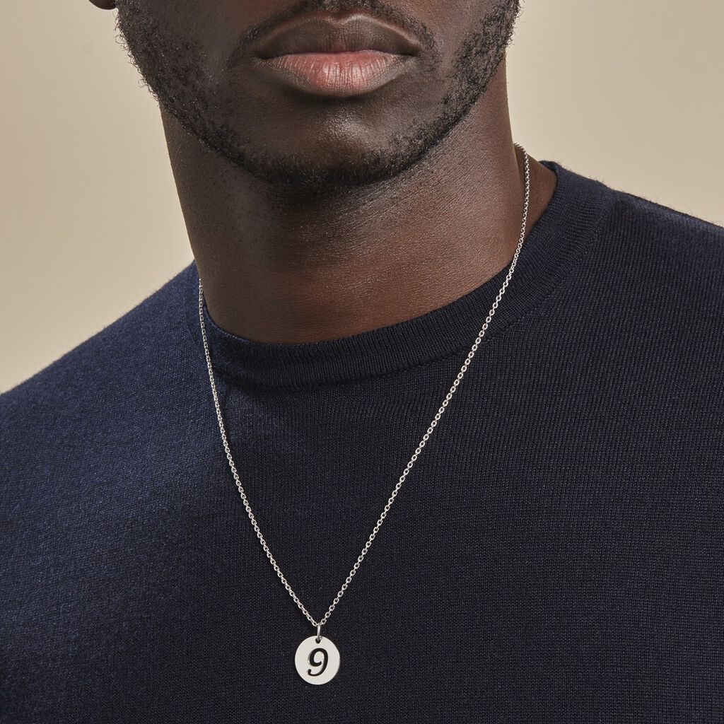 Pendentif Efiso Argent Blanc - Pendentifs Famille | Marc Orian
