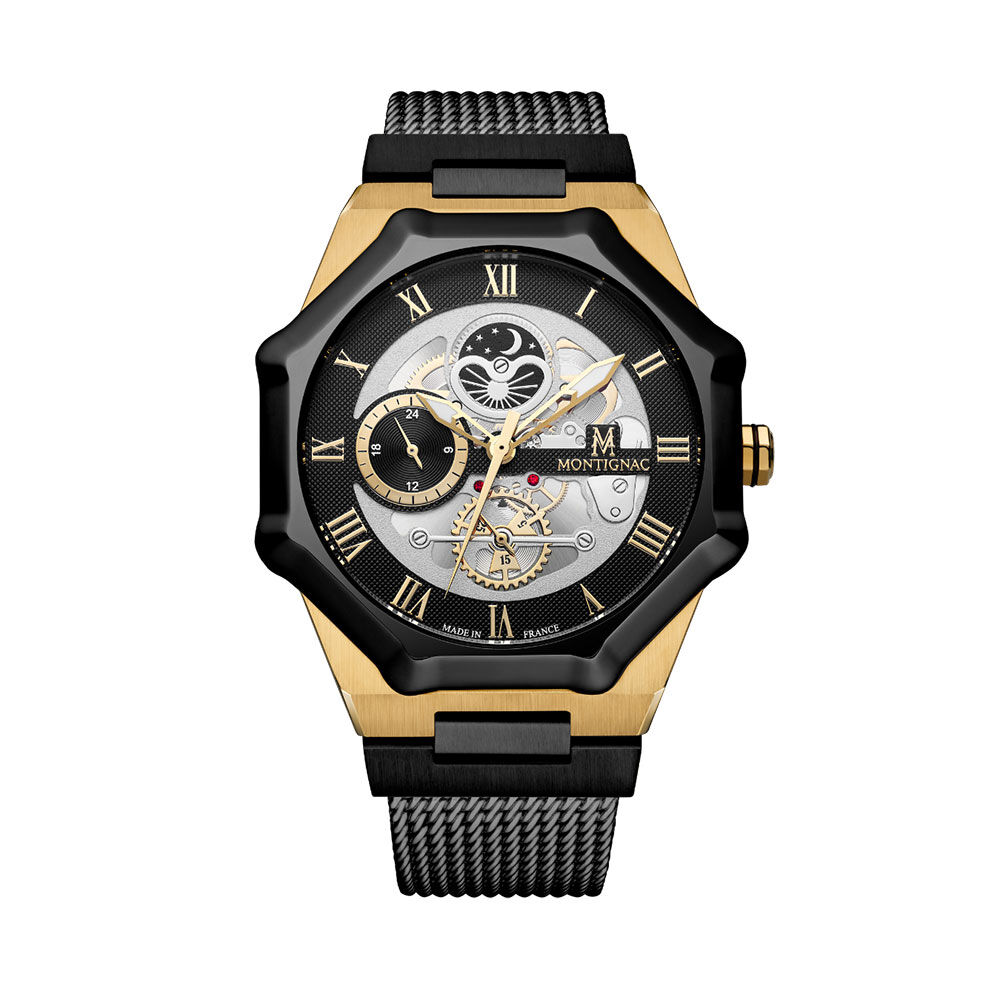 Montre Montignac Octagon Argenté - Montres étanches Homme | Marc Orian
