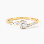 Bague Biagino Or Jaune Diamant - Solitaires Femme | Marc Orian