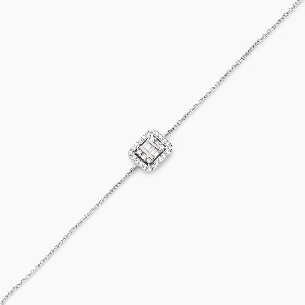 Bracelet Dodie Or Blanc Oxyde De Zirconium - Bracelets chaînes Femme | Marc Orian