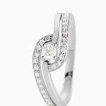 Bague Solitaire Vassilissa Or Blanc Diamant - Solitaires Femme | Marc Orian