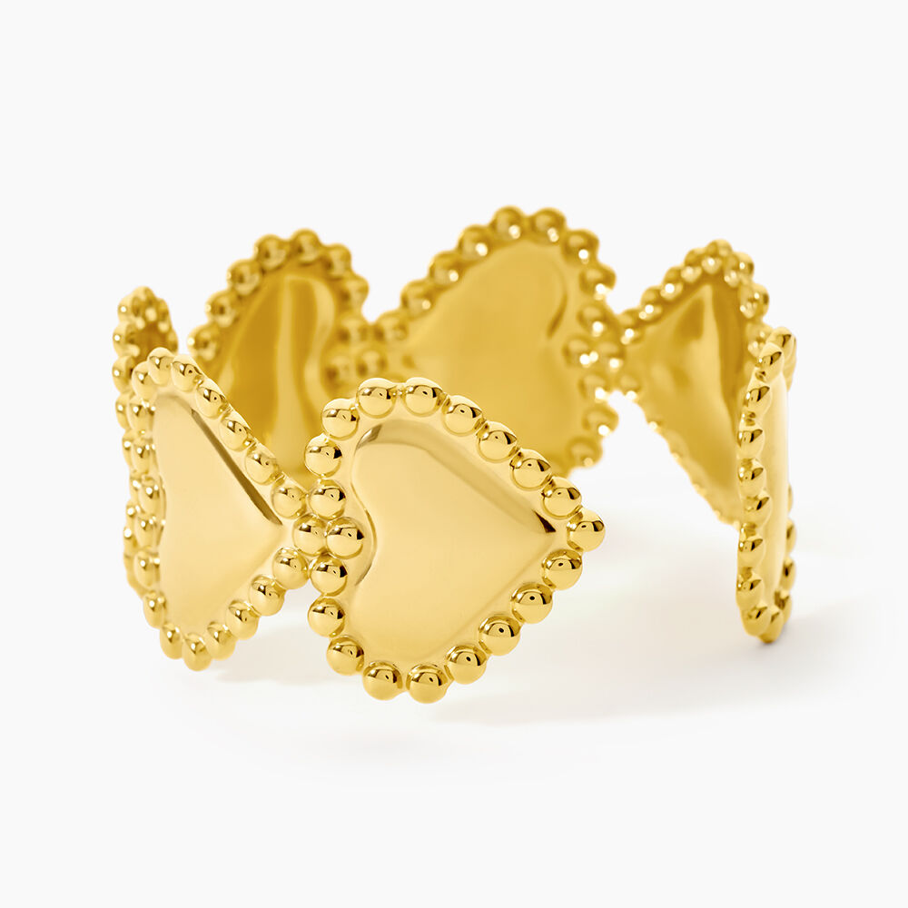 Bracelet Jonc Germene Acier Dor&eacute; - Bijoux fantaisie Femme | Marc Orian