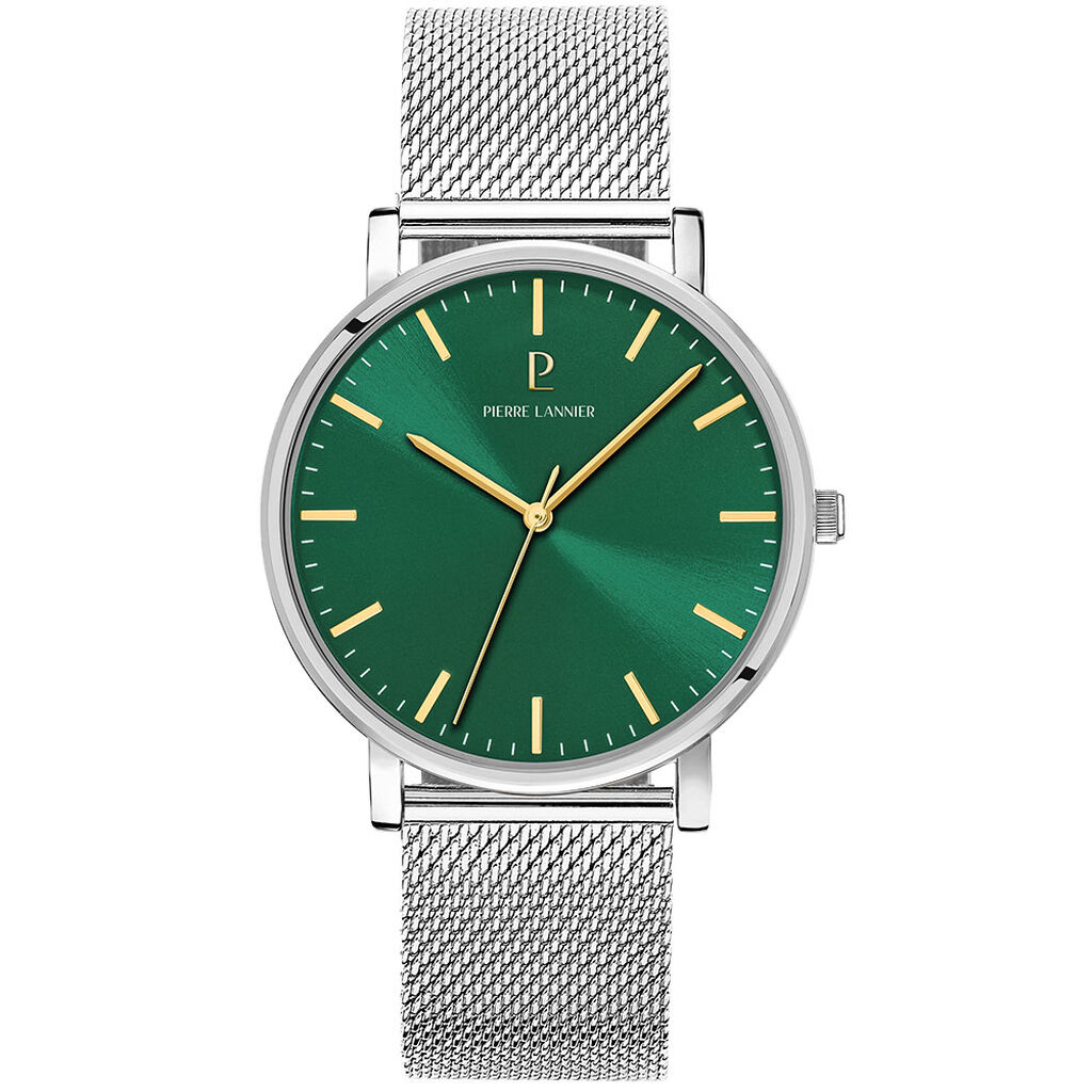 Montre Pierre Lannier Essential Vert - Montres &eacute;tanches Homme | Marc Orian