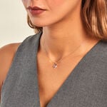 Collier Sagesse Or Jaune Am&eacute;thyste Oxyde De Zirconium - Colliers avec pierres Femme | Marc Orian