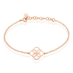 Bracelet Letizia Argent Rose - Bracelets chaînes Femme | Marc Orian