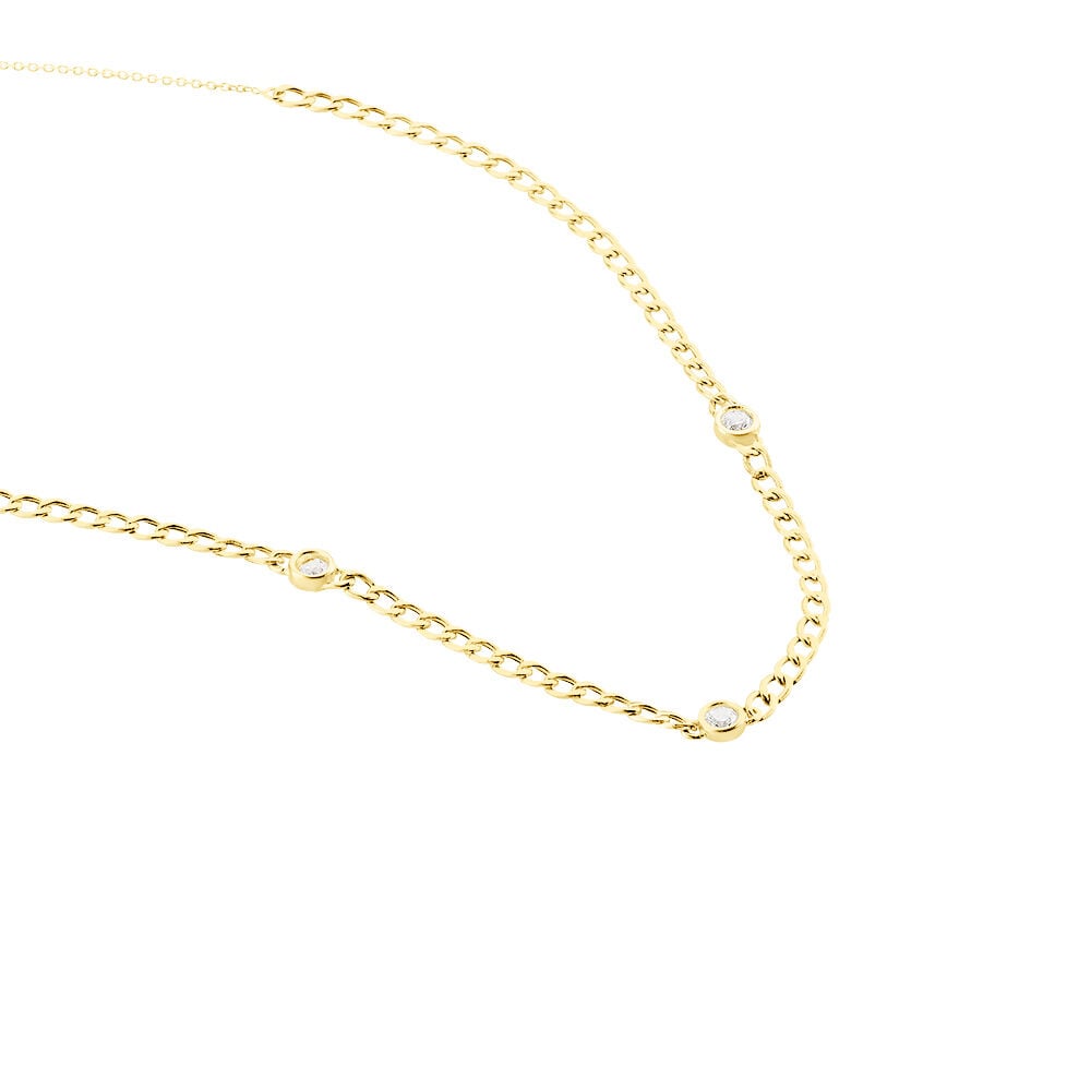 Collier Vienne Or Jaune Oxyde De Zirconium - Colliers avec pierres Femme | Marc Orian