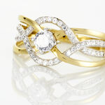 Bague Rozena Or Jaune Oxyde De Zirconium - Bagues avec pierre Femme | Marc Orian