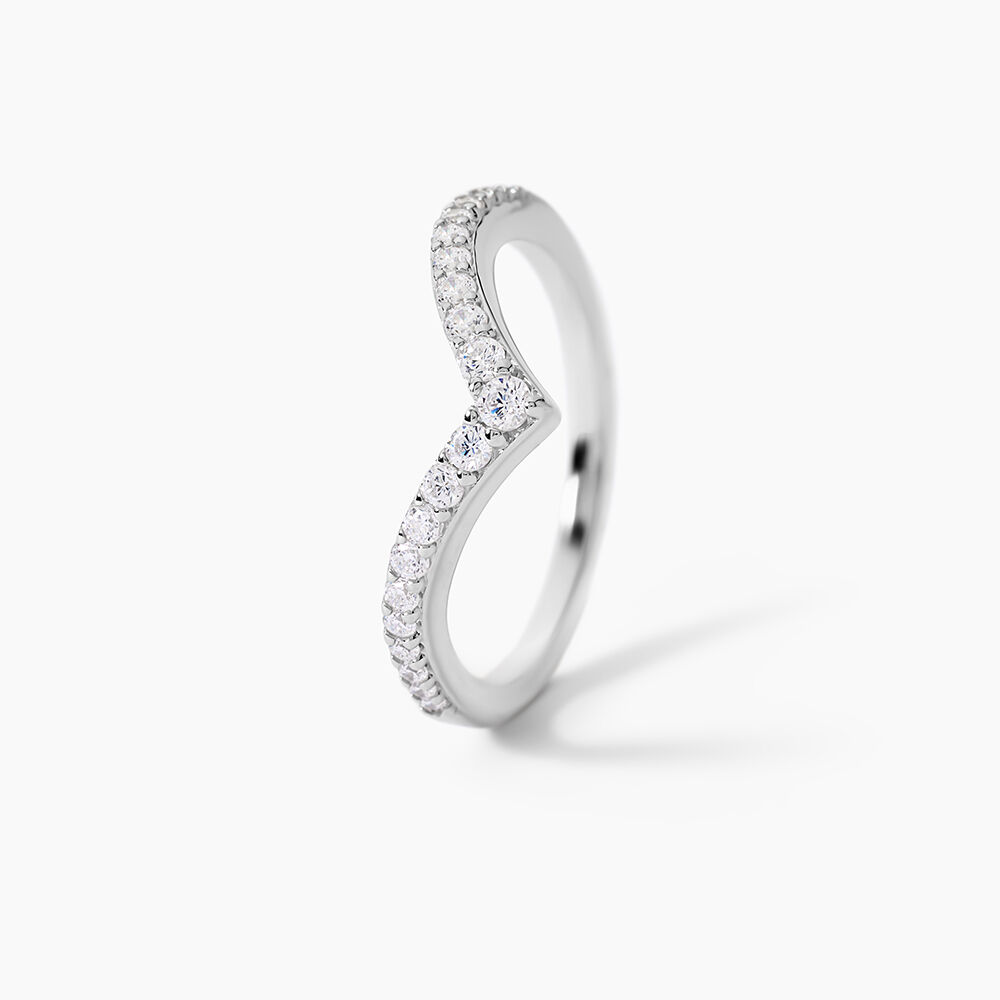 Bague Pricila Argent Blanc Oxyde De Zirconium - Bijoux fantaisie Femme | Marc Orian