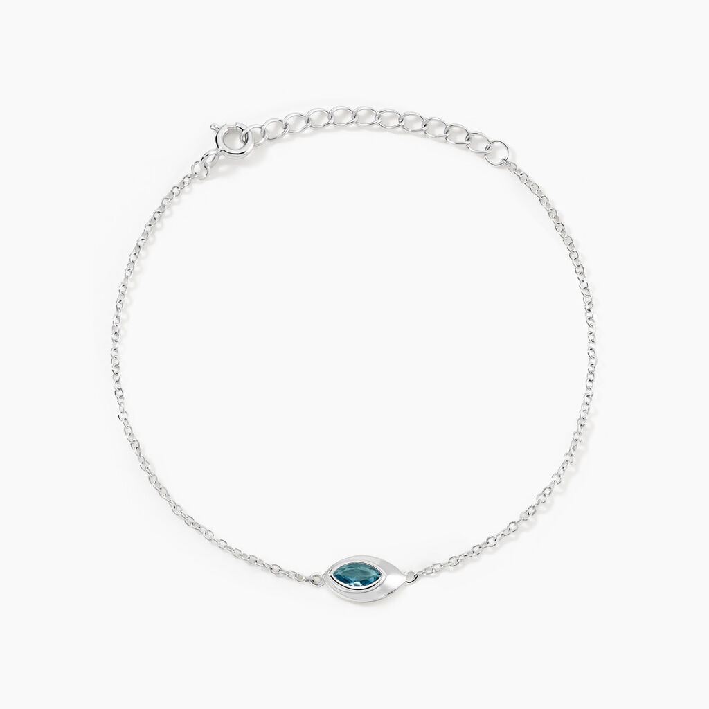 Bracelet Duchesse Argent Blanc Oxyde De Zirconium - Bracelets fantaisie Femme | Marc Orian