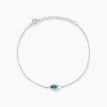 Bracelet Duchesse Argent Blanc Oxyde De Zirconium - Bracelets fantaisie Femme | Marc Orian