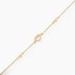 Bracelet Oleanne Or Jaune Oxyde De Zirconium - Bracelets cha&icirc;nes Femme | Marc Orian