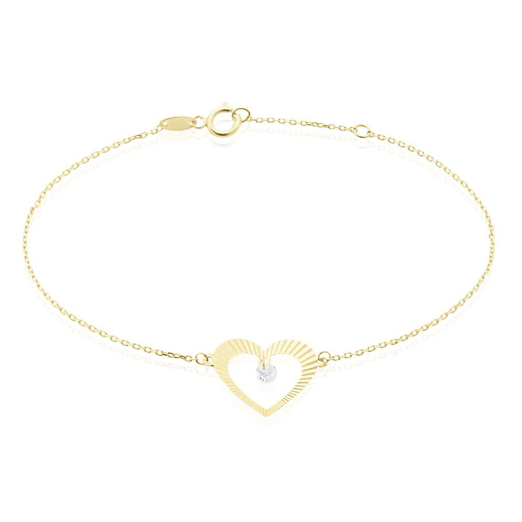 Bracelet Or Jaune Fyodor Oxyde De Zirconium - Bracelets chaînes Femme | Marc Orian