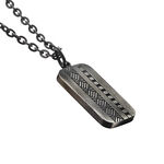 Collier Phebus Him Acier Noir - Colliers fantaisie Homme | Marc Orian