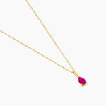 Collier Pluie D'Eclat Or Jaune Rubis - Colliers avec pierres Femme | Marc Orian