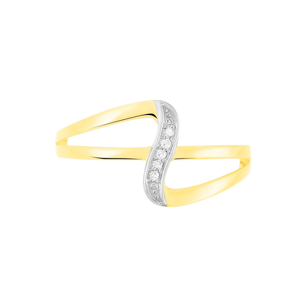 Bague Rosabelle Or Jaune Diamant - Bagues pierres précieuses Femme | Marc Orian