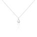 Collier Absa Argent Blanc Oxyde De Zirconium - Colliers avec pierres Femme | Marc Orian