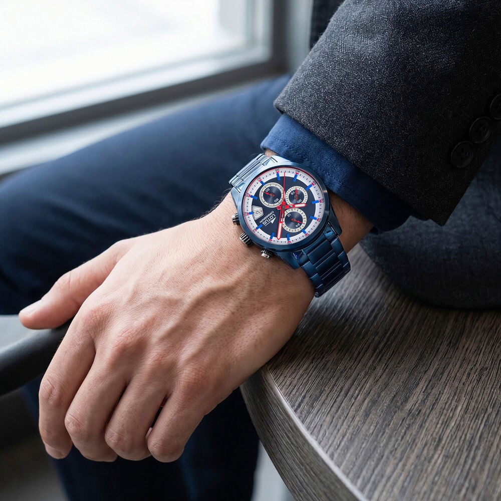 Montre Lotus Pulse Bicolore - Montres chronographes Homme | Marc Orian