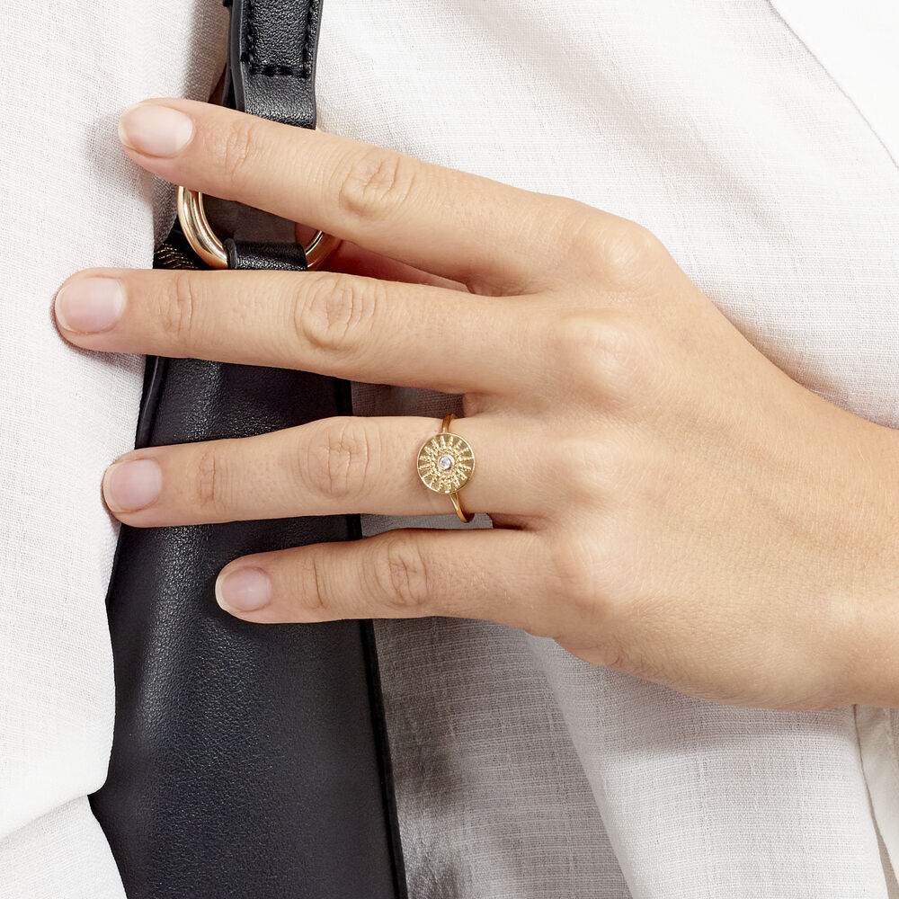 Bague Artea Plaqué Or Jaune Oxyde De Zirconium - Bijoux fantaisie Femme | Marc Orian