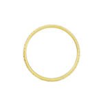 Alliance Multi Facettes Diamantee Demi Jonc Classique Or Bicolore - Alliances duo Unisex | Marc Orian