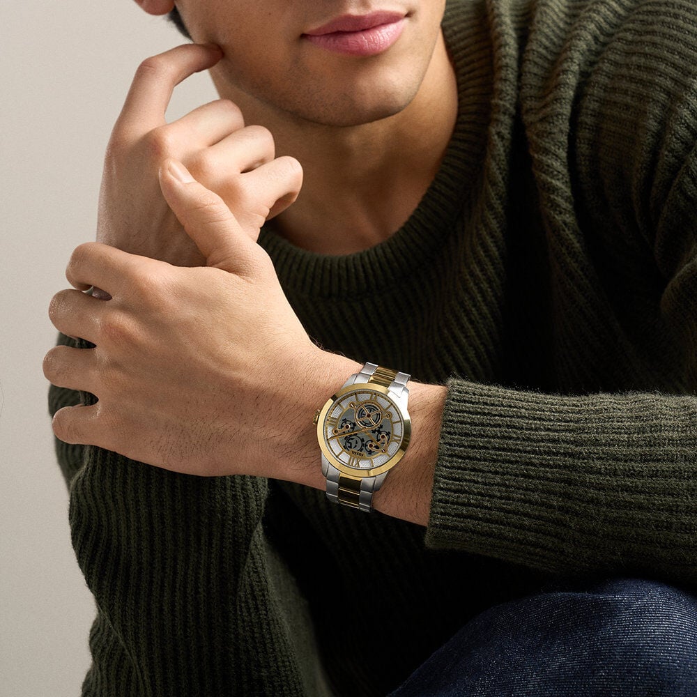 Montre Fossil Bic Tic Tourbillon Argent&eacute; - Montres &eacute;tanches Homme | Marc Orian