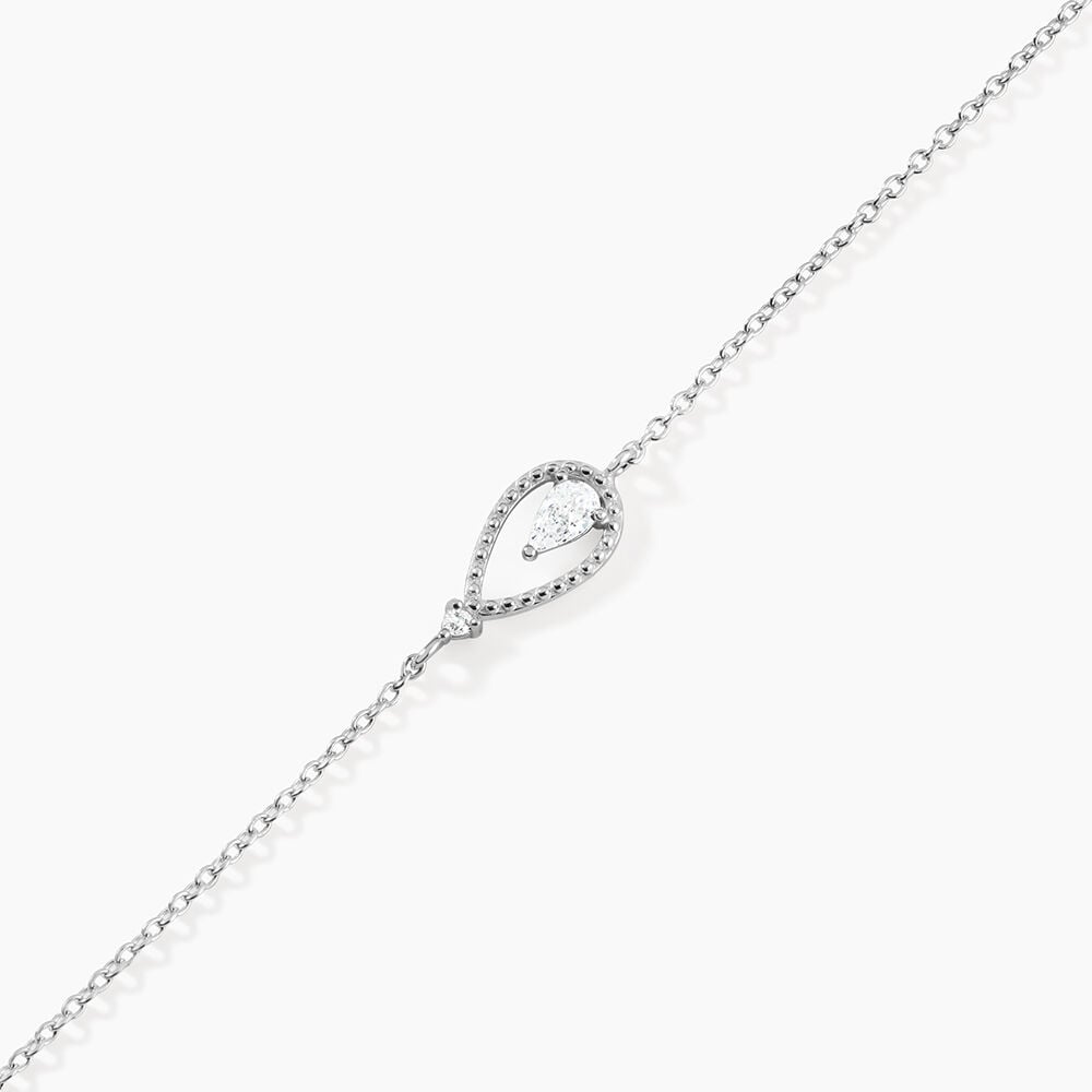 Bracelet Loane Argent Blanc Oxyde De Zirconium - Bracelets fantaisie Femme | Marc Orian