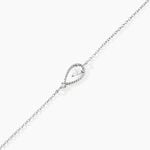 Bracelet Loane Argent Blanc Oxyde De Zirconium - Bracelets fantaisie Femme | Marc Orian