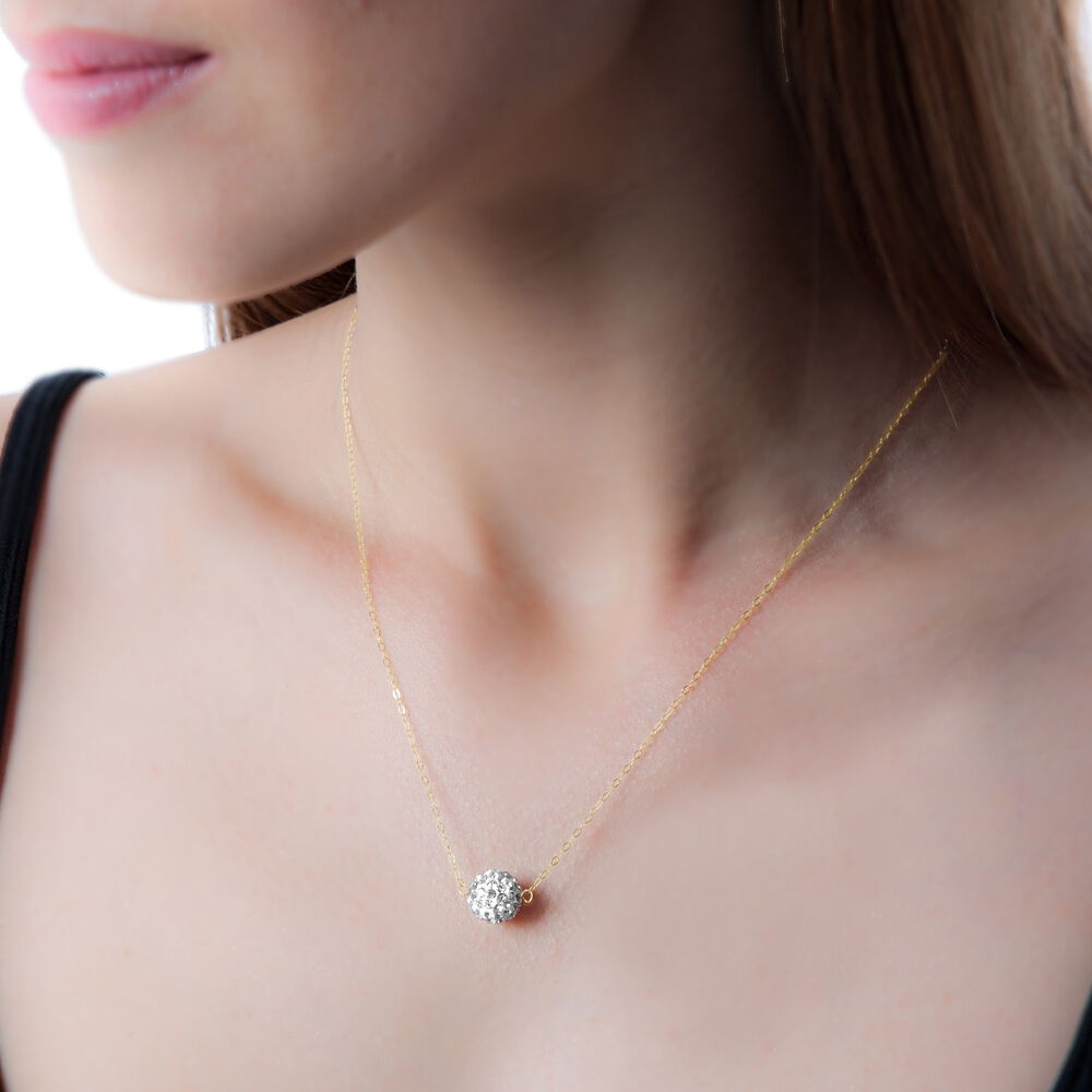 Collier Phedra Or Jaune Strass - Colliers avec pierres Femme | Marc Orian